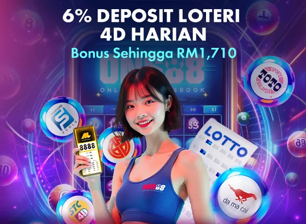 ONS88 Bonus Deposit 4D Harian 6% Sehingga RM1,710